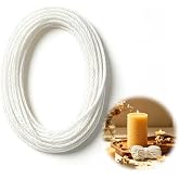 #2 Cotton Square Braid Candle Wick,30 FT Spool, 100% Cotton for Beeswax Candle Making