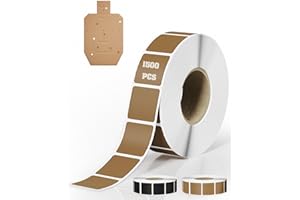 LAKINGO Target Pasters 1500/3000/4500/6000 Pcs, 1 Inch Self-Adhesive Target Stickers Tape for Cardboard & Paper Silhouette Targets, Perfect for USPSA, IPSC, IDPA, and Shooting Practice
