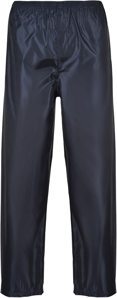 Portwest S441 Men's Waterproof Rain Overpants Class 3 Lightweight Navy Medium
