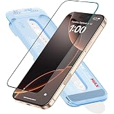 FLOLAB NanoArmour ONETIME PRO for iPhone 16 Pro Screen Protector, Anti-Reflective, PolarSpectra Anti-Rainbow, 3D Tempered Glass, Edge Reinforced, Easy Install, Dust-Free, Scratch Resistant