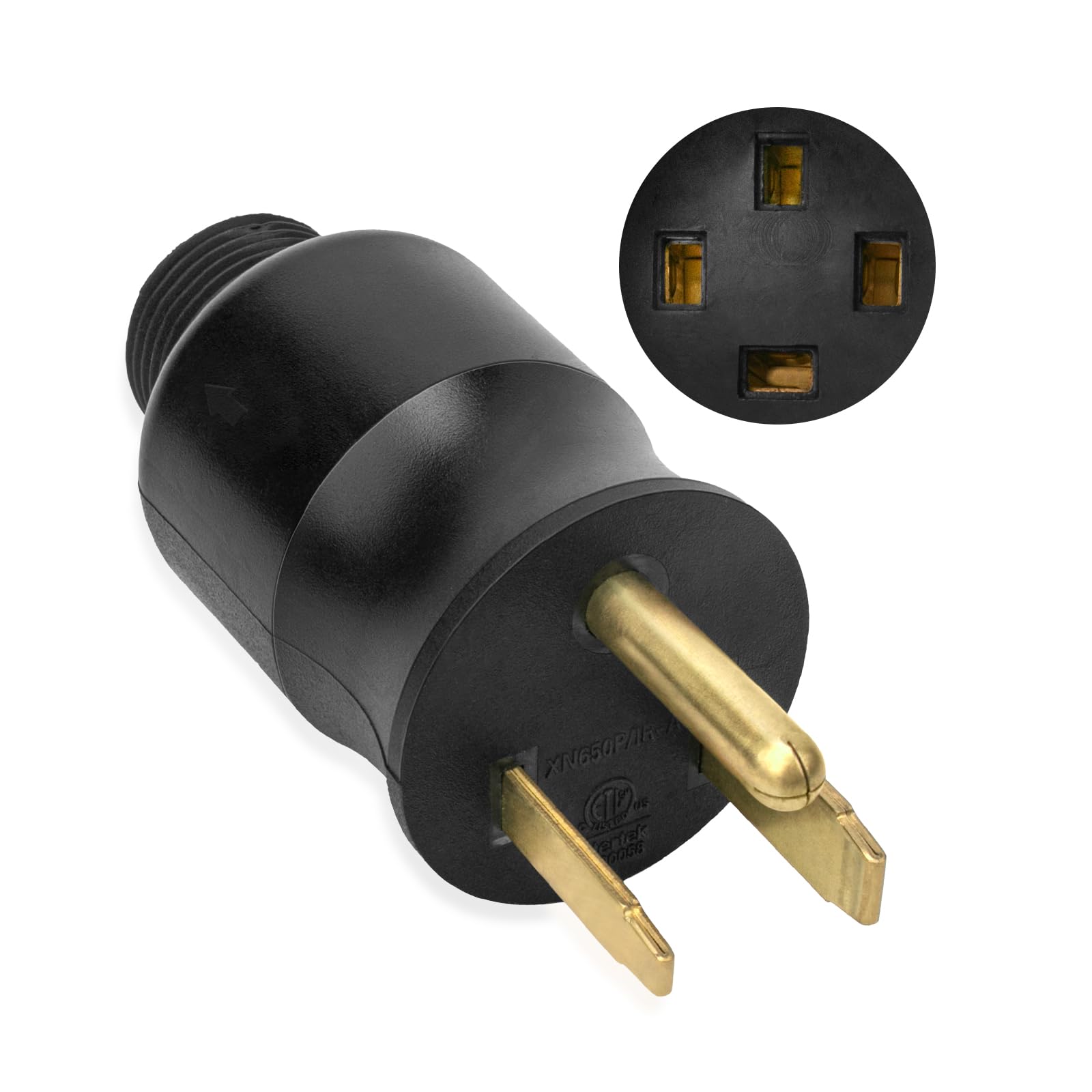 Photo 1 of 219258 Multi-Voltage Power Adapter Plug for Miller & Hobart Welder, 230 Volt MVP Electric Adaptor Plug Replacement for Welding Power Cable 6-50P, 3 Prong Plug