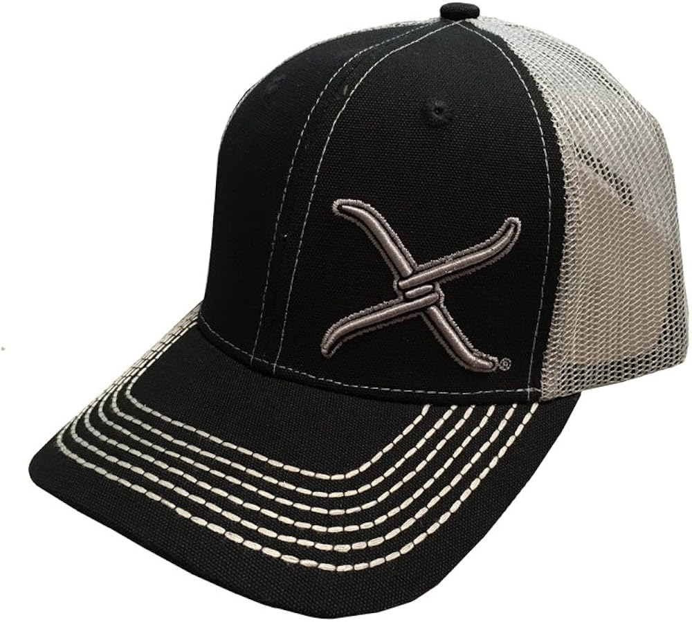 Twisted X 6Panel Adjustable Cap, Snapback, OSFA (Black