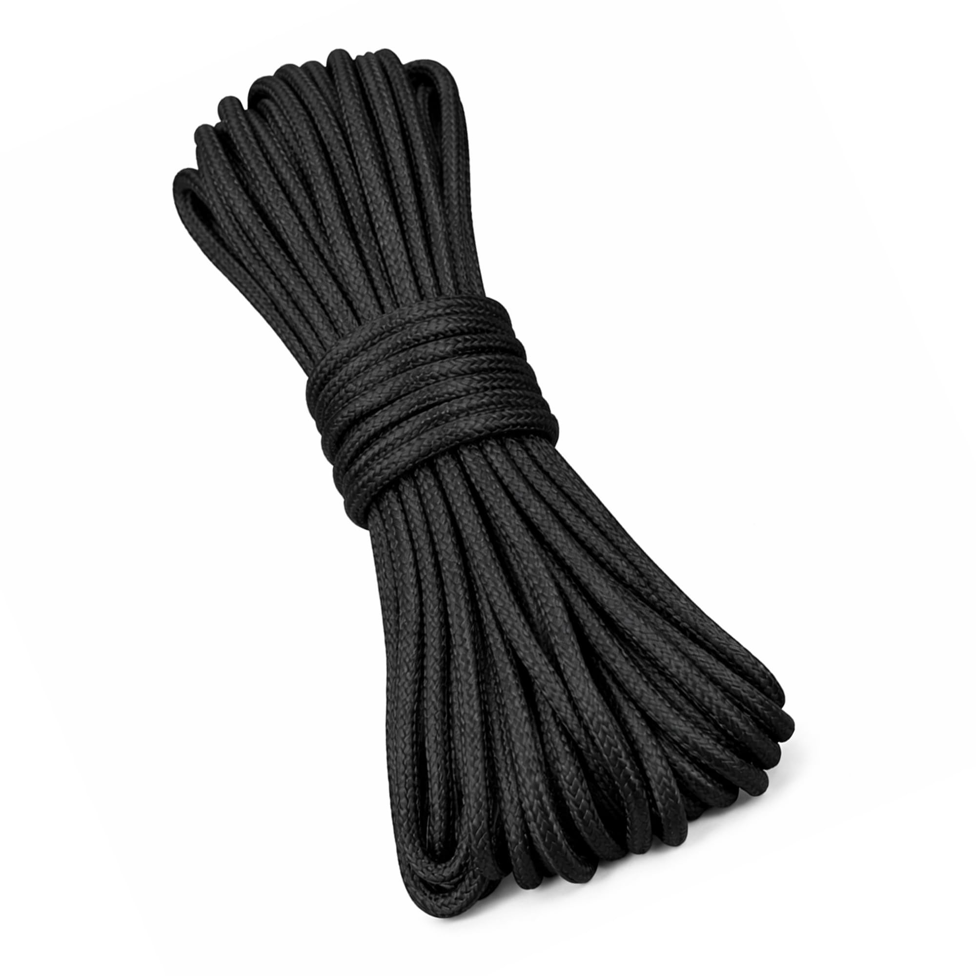 WedDecor 3mm Roman Blind Cord, 50 Meters Black Braided Cord Blind String For Gardening Plants, Kitchen & Window Blinds, Home Decor and DIY Craft Projects