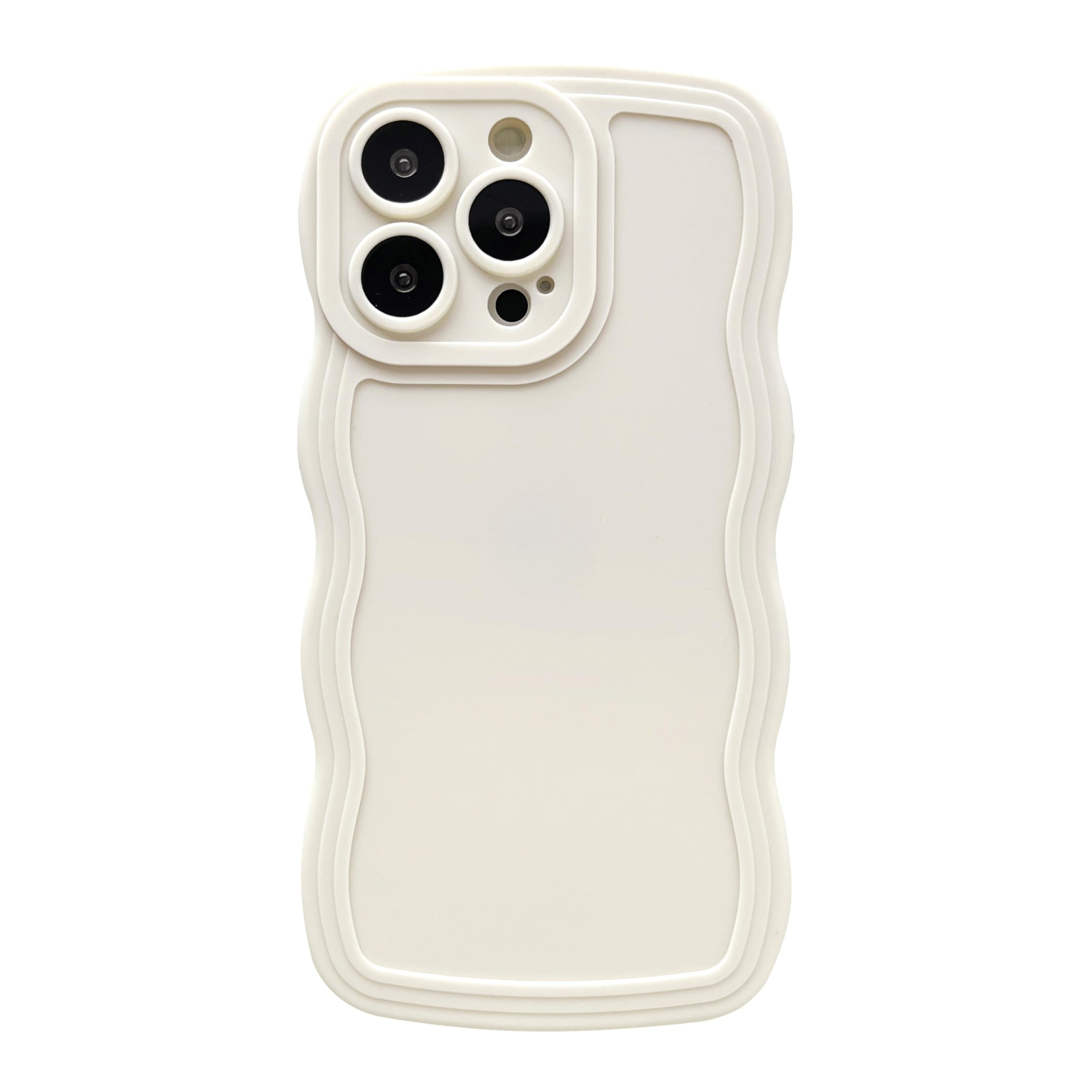 Caseative for iPhone 13 Pro Case,Solid Color Curly