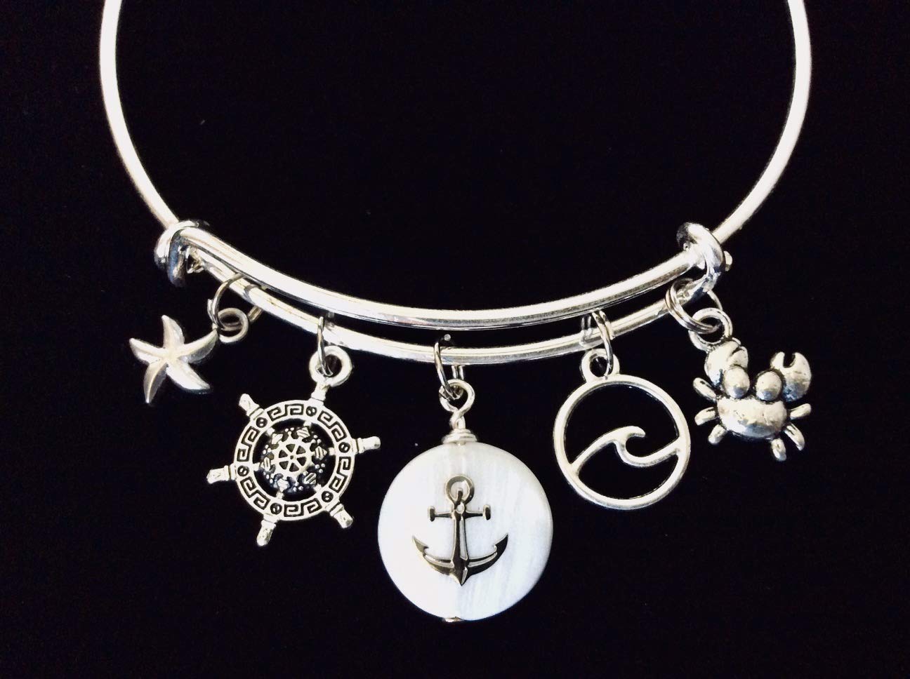 Nautical Gift for Sailor Boater Jewelry Expandable Charm