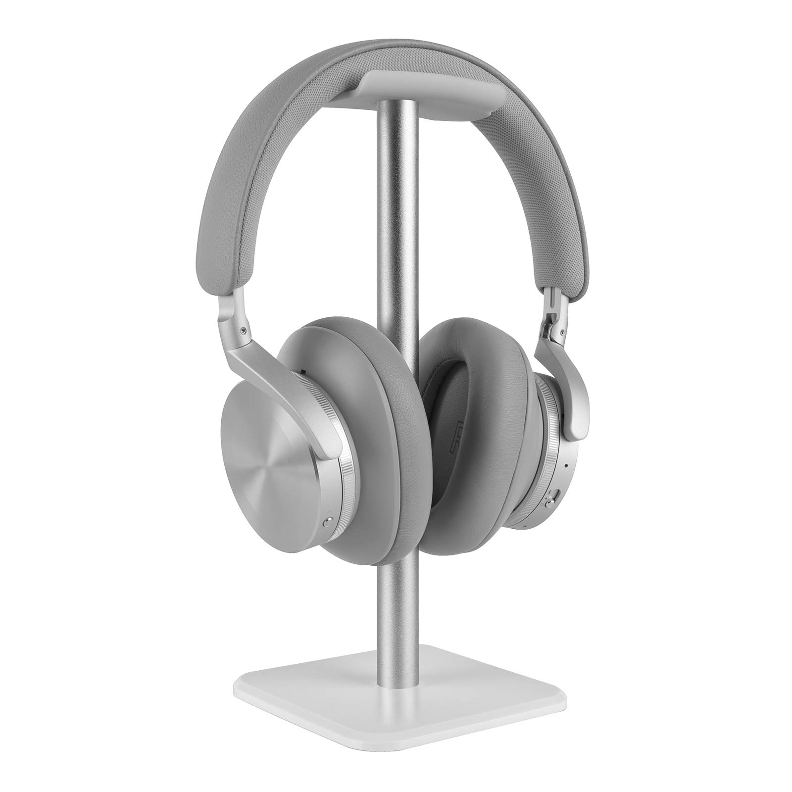 GEEKRIA Aluminum Alloy Headphone Stand for Over-Ear Headphones, Gaming Headset Holder, Desk Display Hanger with Solid Heavy Base Compatible with Beats SoloPro, Bose QC35 (White)