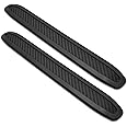 runmade Black Anti-Collision Patch Bumper Guard Strip Anti-Scratch Bumper Protector Trim Universal for Cars SUV Pickup Truck (2 Pack)