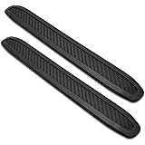 runmade Black Anti-Collision Patch Bumper Guard Strip Anti-Scratch Bumper Protector Trim Universal for Cars SUV Pickup Truck 