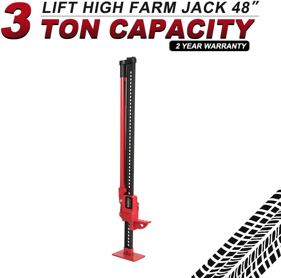 BUNKER INDUST High Lift Farm Jack 48"(3 Ton) Farm Jacks 4x4