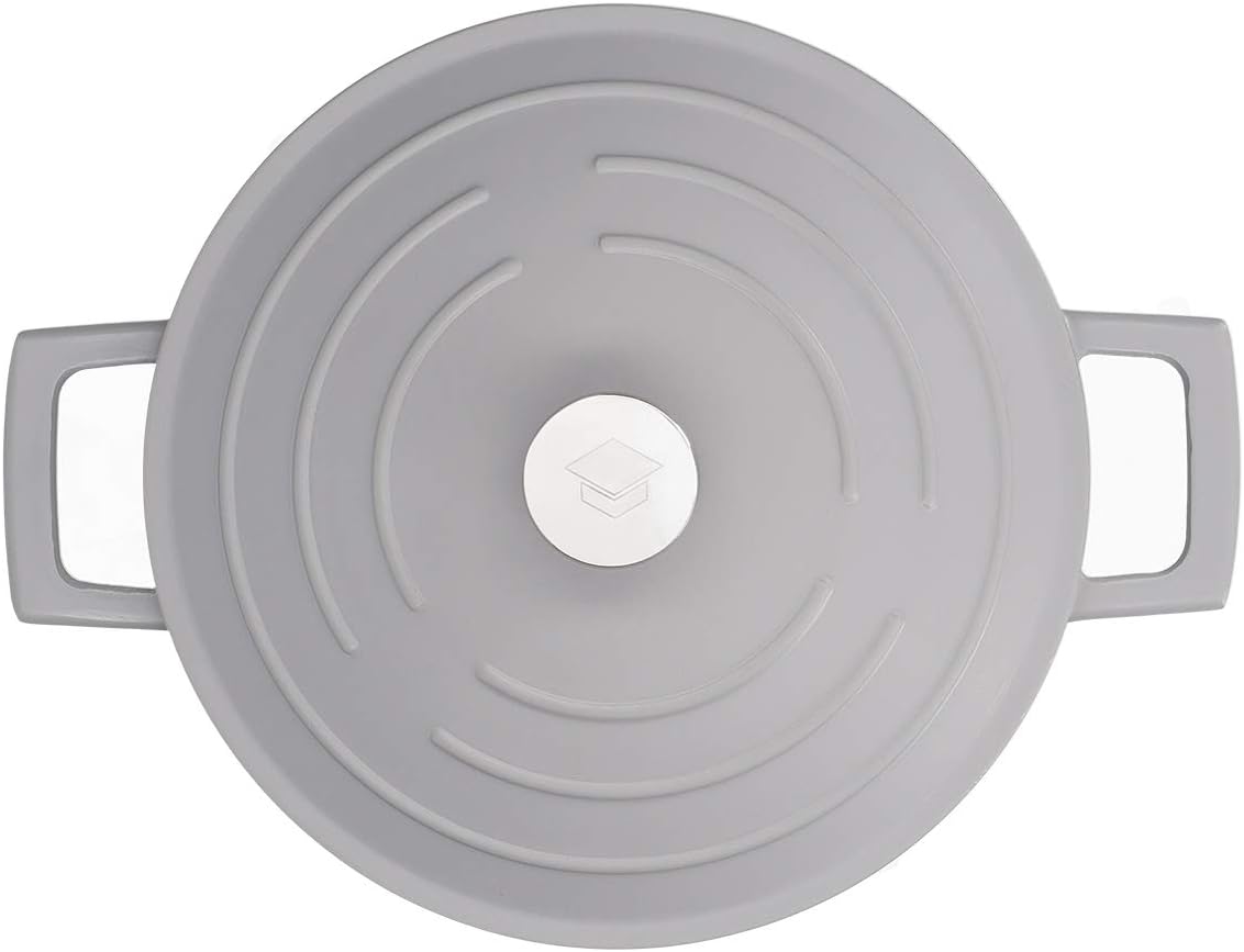 MasterClass MCMCRD20GRY Lightweight Casserole Dish with Lid, Induction