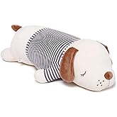 Niuniu Daddy 15" | 1.9 Pound Plush Puppy Weighted Stuffed Animal Soft Plush Toy Dog Cute Cuddle Hugging Pillow, Body Pillow Birthday Gift for Kids Adults Girls Boys