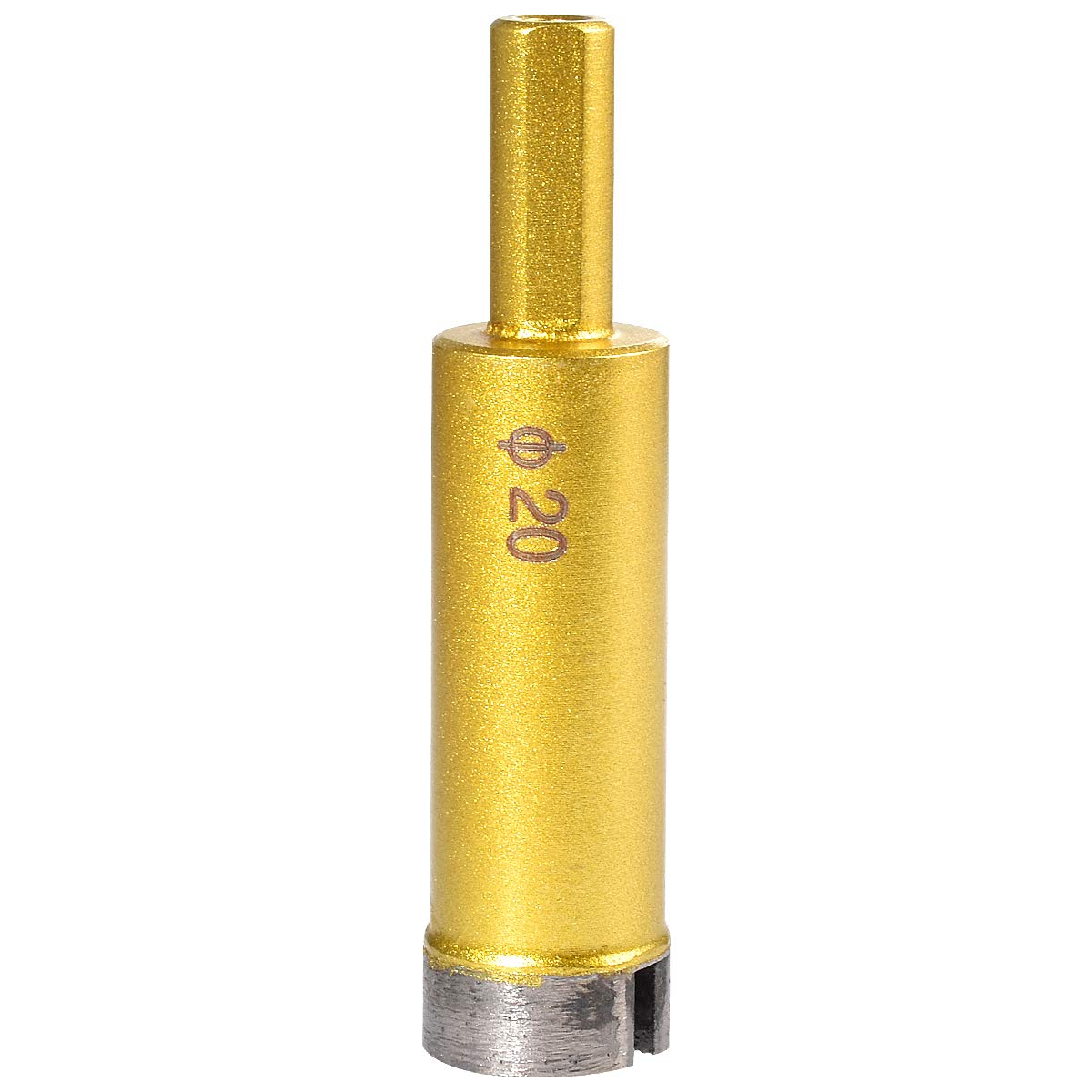 KATUR 20mm Dia Diamond Hole Saw Diamond Core Drill Bit, Masonry Hole Saw Porcelain Tile Hole Cutter for Marble, Glass, Slate, Ceramic, Granite, Quartz Gemstone