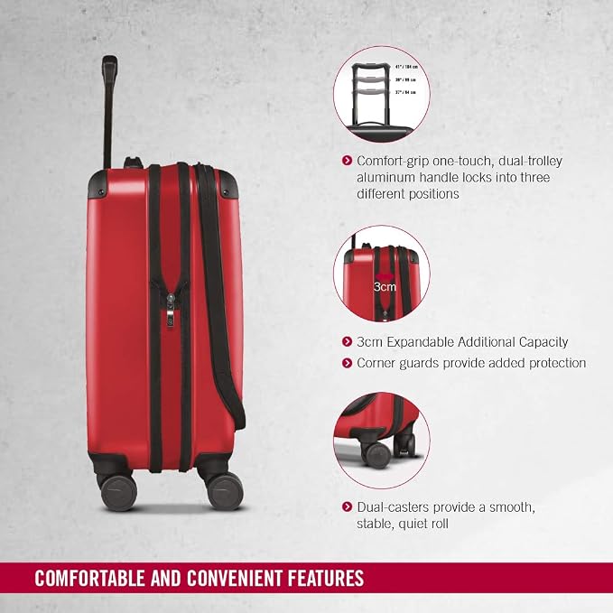 Valigeria Valigetta rigida per il bagaglio a mano Victorinox Spectra 2.0  Dual Access Global Carry-On 20 x 38 x 55 cm nero urban-earth.co.uk
