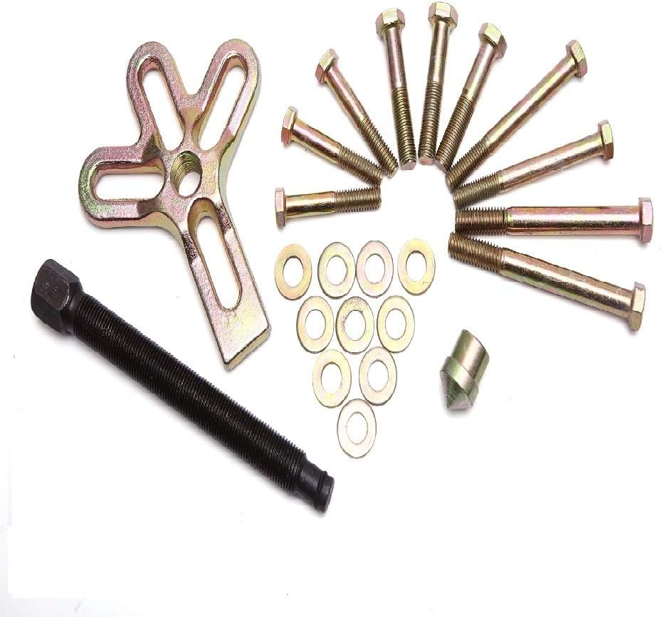 Xuchen 13 Pcs Steering Wheel Puller Harmonic Balancer Automobiles Steering Wheel Removal Repair Gear Pulley