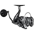 Divmystery Spinning Reel with Lighter & Tougher Graphite Pro Body and Rotor - Performance Series, Stainless 9+1 BB - Carbon Fiber Drag Fishing Reels for Saltwater and Freshwater