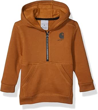 Amazon.com: Carhartt Baby Boys Hooded Half Zip Sweatshirt: Clothing
