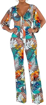 floral palazzo jumpsuit