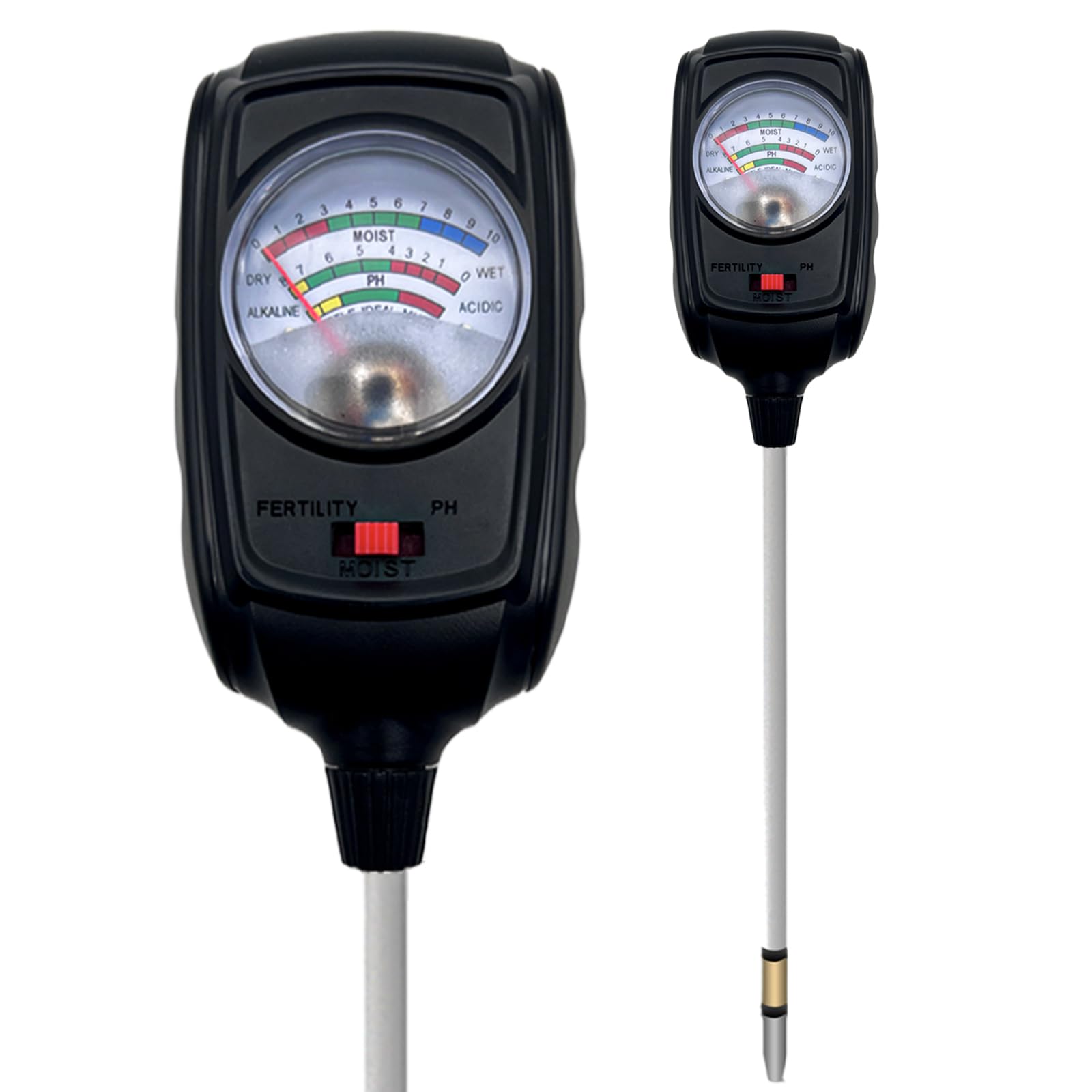 Photo 1 of 3 in 1 Soil Tester,Soil Moisture/Fertility/PH Tester for Garden nutrients,Lawn,Gardening,Farming, Indoor and Outdoor Plants,Soil PH Meter, Soil Tester Kit