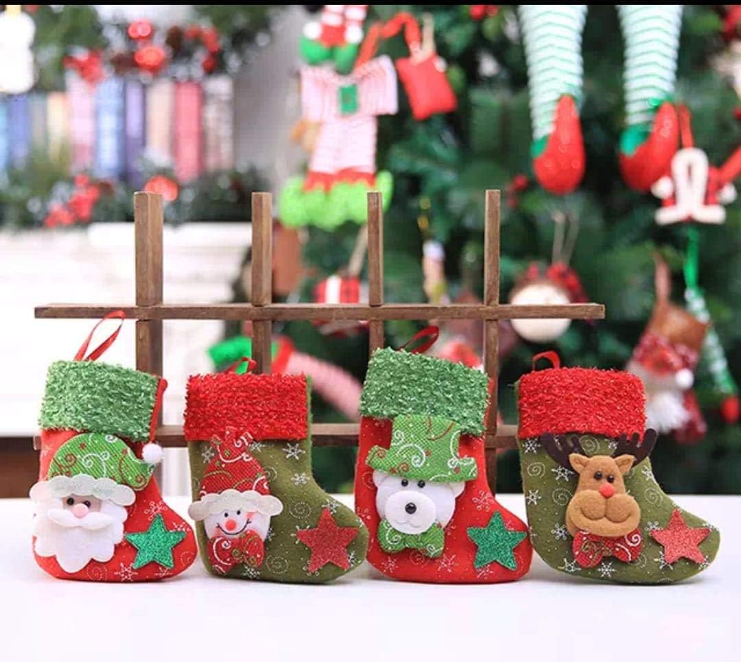 Heckle n Jeckles Christmas Decoration Gift Stocking Sock Pack of 2