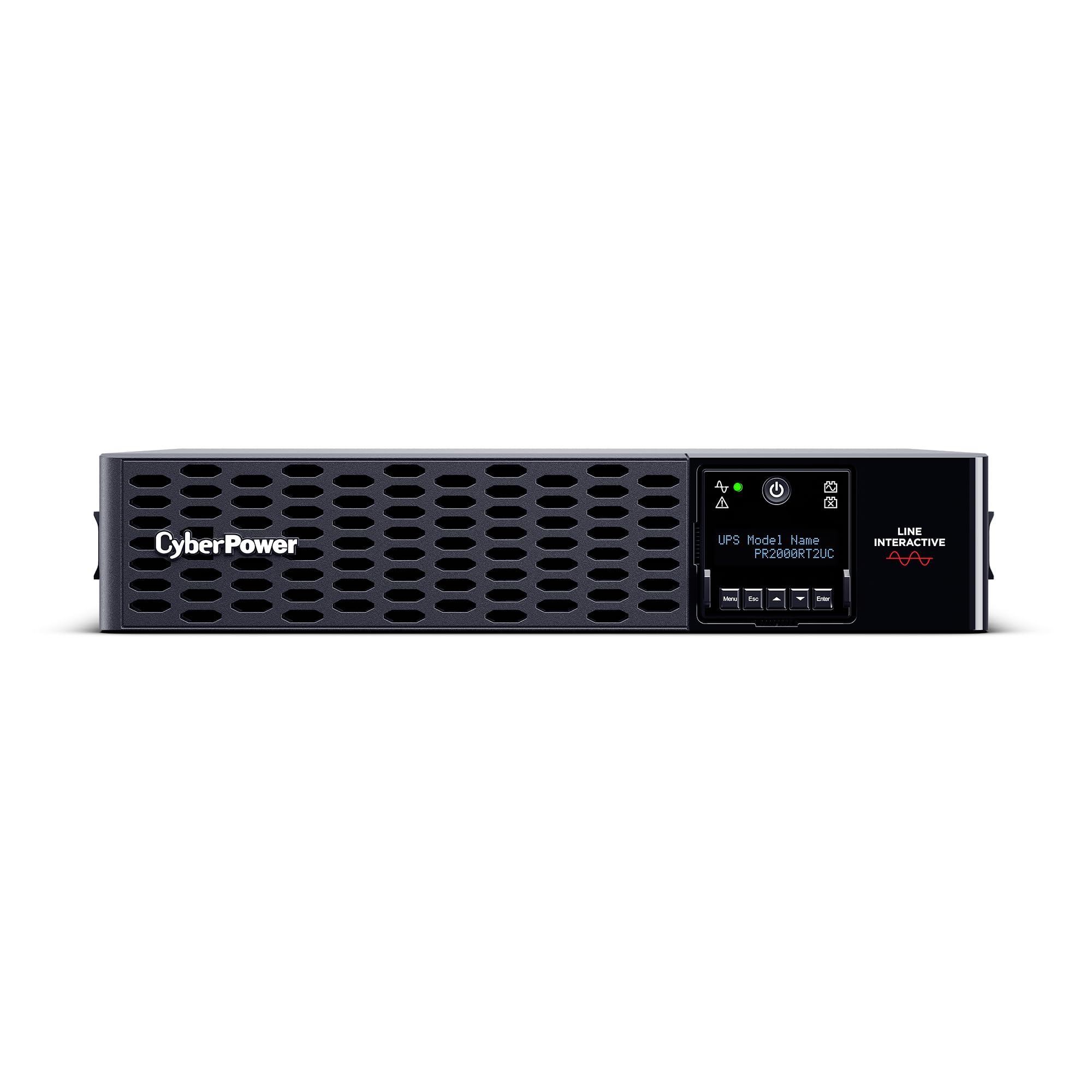 Photo 1 of CyberPower PR2000RT2UC Smart App Sinewave UPS System, 2000VA/2000W, 8 Outlets, 2U Rack/Tower, AVR, Built-in Cloud Monitoring