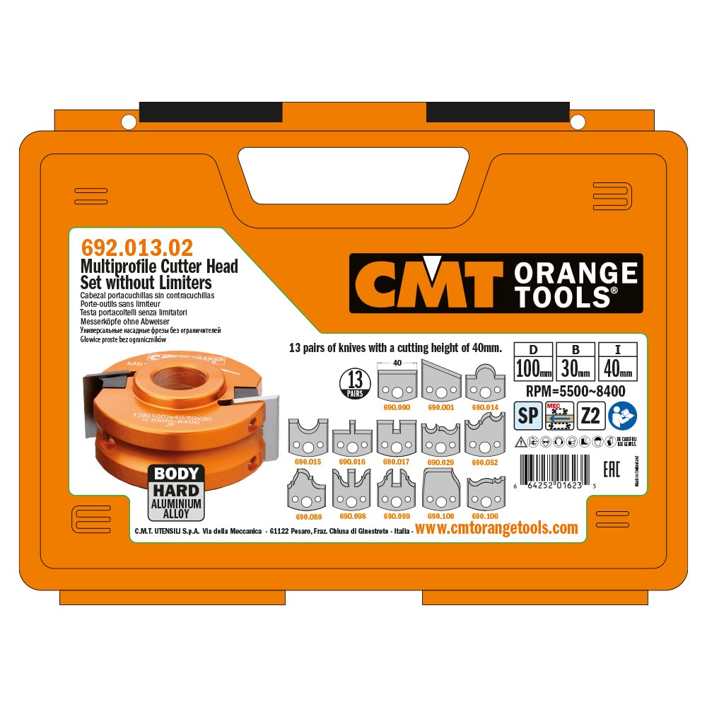CMT 692.013.02-13-PCE Multiprofile Set D=100X40 F=30