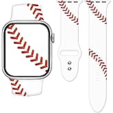 Vieeki Sport Watch Band Compatible with Apple Watch 40mm - 49mm (Replacement Silicone Strap for iWatch Series 11 10 9 8 7 6 5 4 Ultra SE)