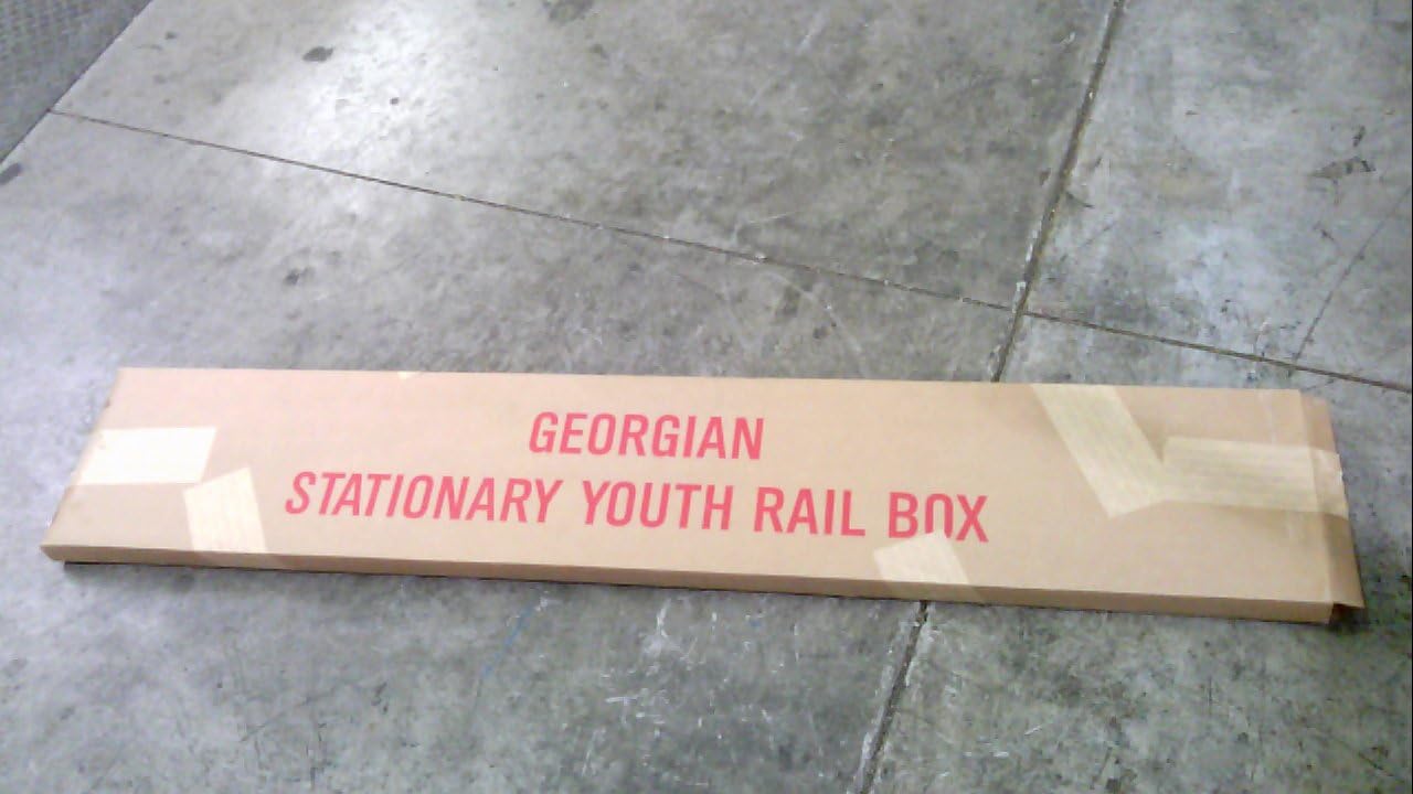 Georgian Stationary Youth Rail Box Shelf Unit Toddler Bed Rail Stationary Toddler Youth Rail