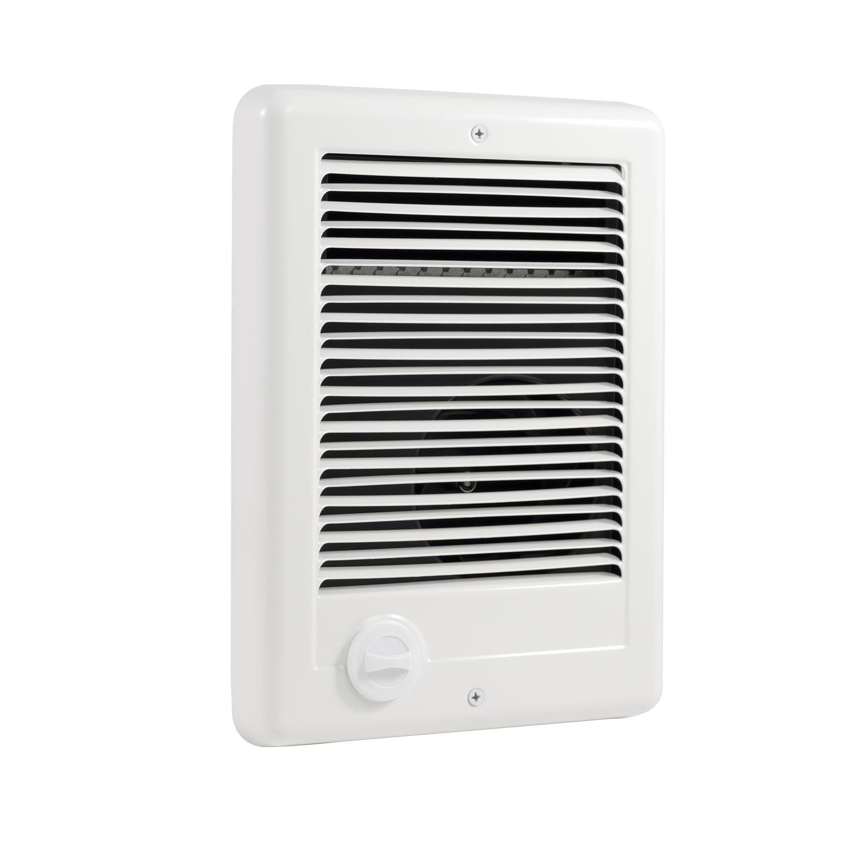Photo 1 of Electric Wall Heater CSC151TW Complete Unit, Wall Mounted Electric Heater for Indoor Use, 1500 Watt, 5120 BTU, 120 Volt, White, with Adjustable Thermostat, Fast Heating