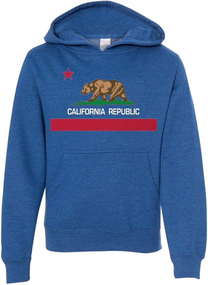 California Republic Hoodie Sudadera Merchandise Mujer Hombres Amazon