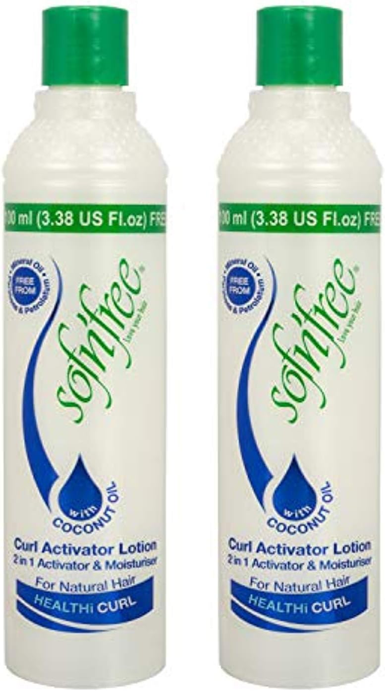 Sofn Curl Activator Lotion with Vitamin E & Panthenol for Natural Hair