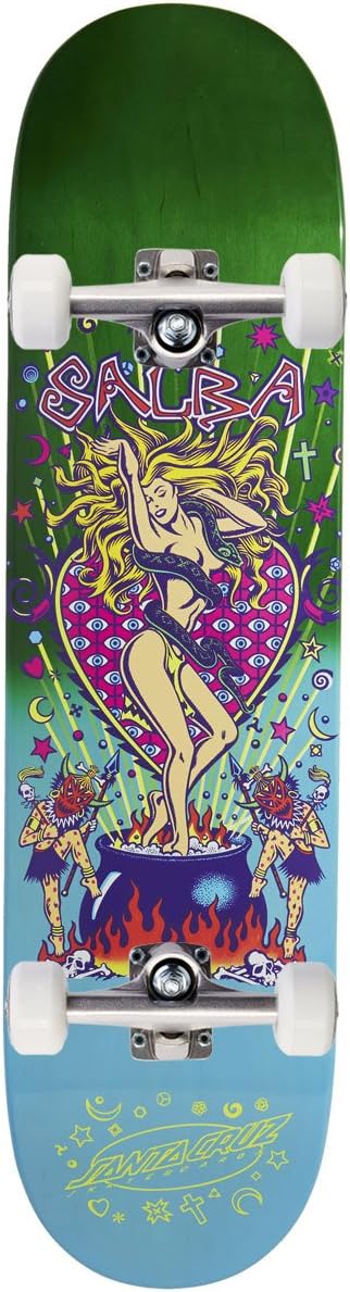 Santa Cruz Salba Witch Doctor Popsicle Pro Skateboard Complete - 8.0