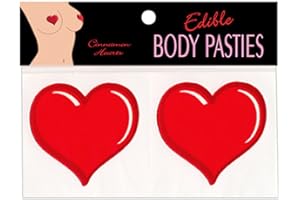 Kheper Games Edible Cinnamon Heart Breast Petals, Red, One Size Fits Most