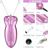 WAYCOM Facial Hair Remover Electric Epilator for Face with Cotton Thread 12W view 2