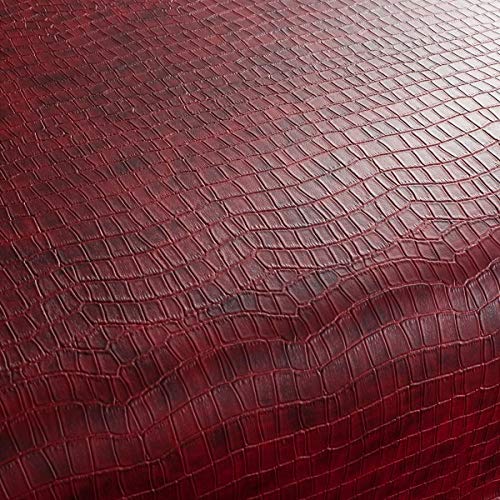JAB JOSEF ANSTOETZ KG Kunstleder Meterware Snakeskin CA7802/010 Farbe rot, Schlangenmuster, Reptil, PVC - Bezugsstoff, Polste