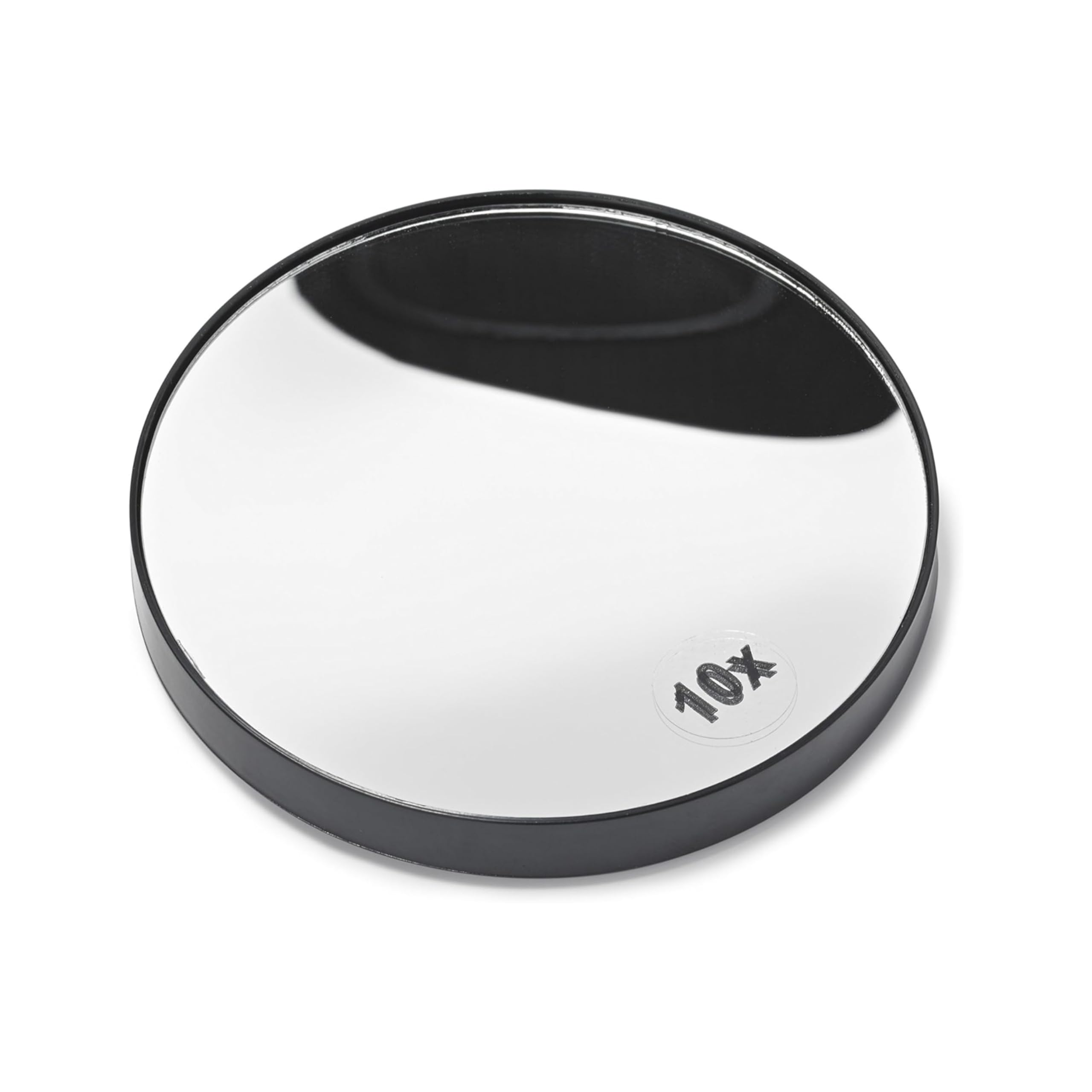 Manicare Magnifying Mirror With 10x Magnification, Round Mirror Ideal For Eyebrow Tweezing and Professional Makeup Application, With Suction Cups For Ease Of Use And Travel