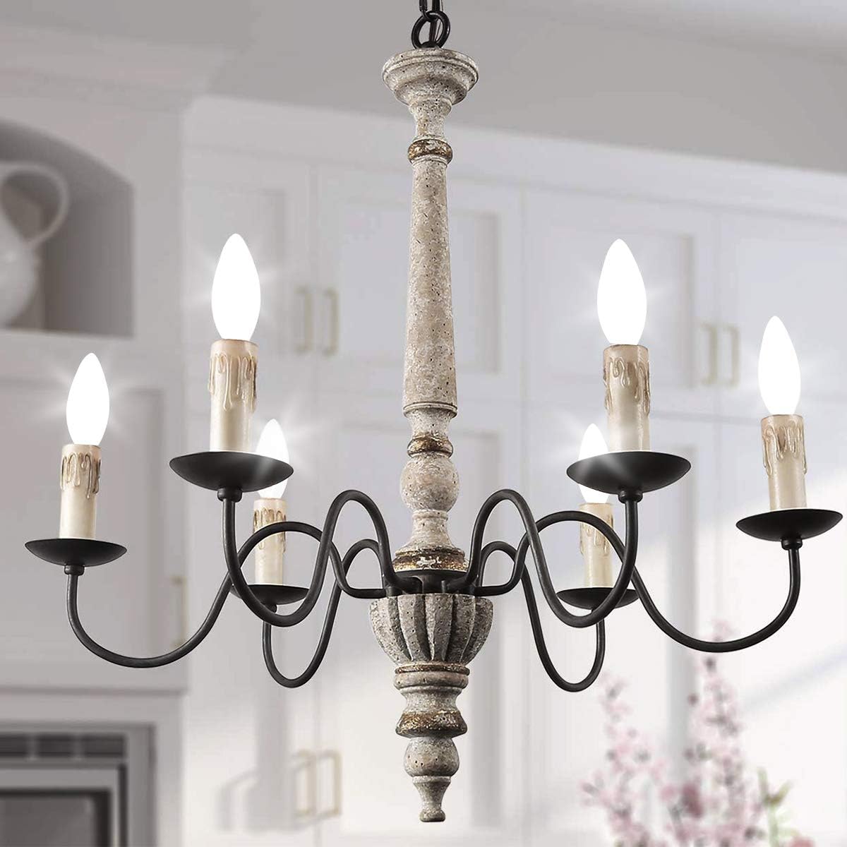Fulighture E14 Candle Bulb 6 Pack, Cool White 6000K, 4W 400lm, Non-Dimmable, Candle Light Bulbs for Chandeliers Wall Lamps - Image 5