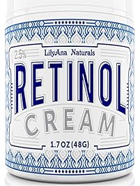 Retinol Cream Moisturizer for Face and Eyes, Use Day and Night - for Anti Aging, Acne, Wrinkles - made with Natural and Organic Ingredients - 1.7 OZ