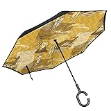Double Layer Inverted Umbrella With C-Shaped Handle