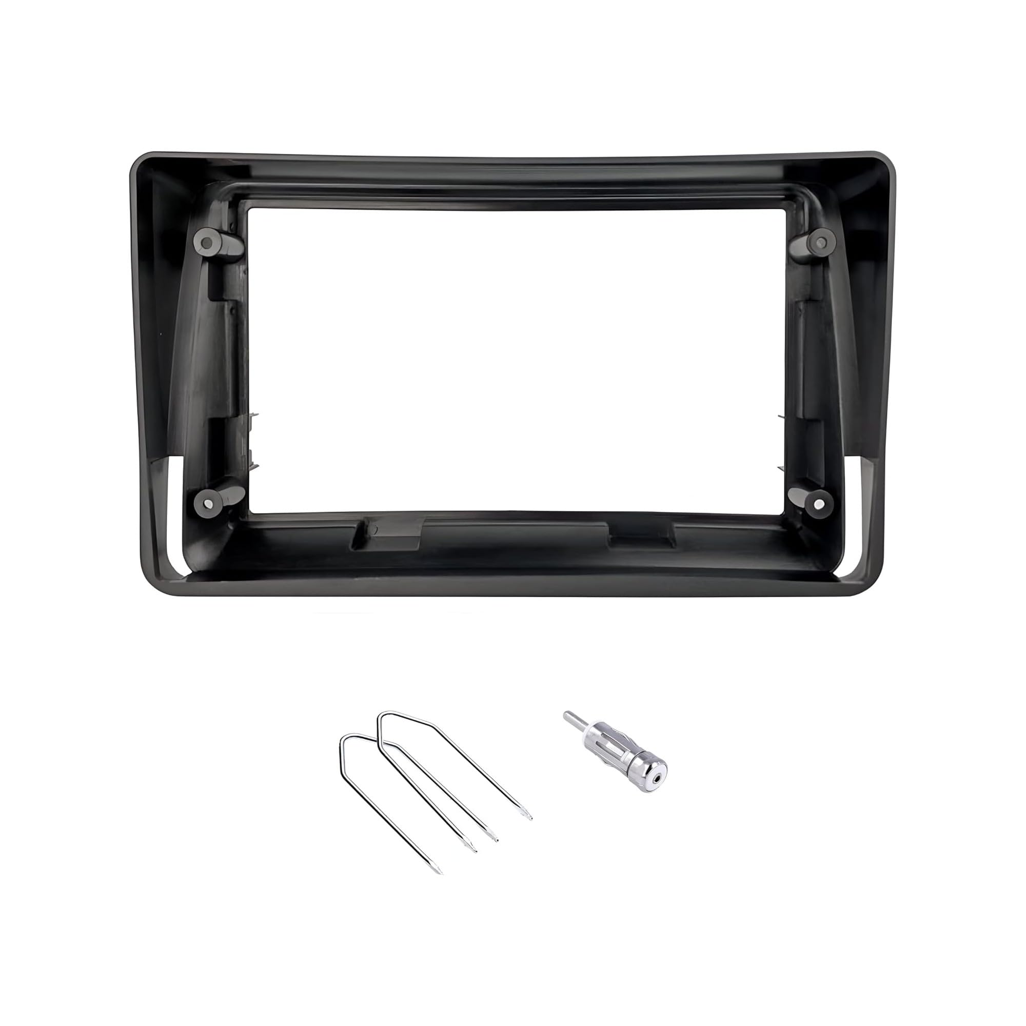Sound-way Car Radio Installation Kit, 9" Inch Radio Frame Fascia, Adapter Compatible with Fiat Panda (169) 2003-2012