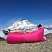 The Official Pouch Couch As Seen On TV Inflatable Air Lounger, Red