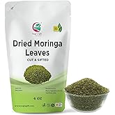 Moringa Leaves Loose 4 oz | Make tea, Springle on salad, Ground and use it | 100% natural Moringa leaf only no stems | te de moringa | by Yogi's Gift®