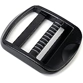 VersaKits 8 Pcs Heavy Duty Metal Ladder Lock Buckles Adjustable Silder Release Buckle for Webbing Strap