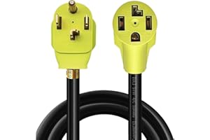 3FT Dryer Extension Cord for N14-30 Plug 220Volt 30Amp Canada Dryer,10AWG Heavy Duty(UL Listed) ONLY for Tight Spaces(Total L