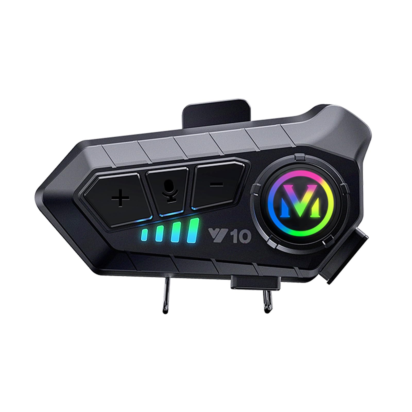 Docooler Y10 Motorcycle BT5.3 Intercom Headset Noise Cancellation Compatible with a Variety of Helmets