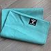 Sticky Grip Yoga Towel – Best Non-Slip Towel for Hot Yoga – Anti-Slipping, Sweat Absorbent Microfiber Towels with Silicone Grip Bottom for Standard & XL Sized Mats (Teal)thumb 2
