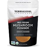 Terrasoul Superfoods Organic Reishi Mushroom Powder (4:1 Extract), 5.5 Oz - Immune Boosting | Coffee Enhancer | Deeper Sleep