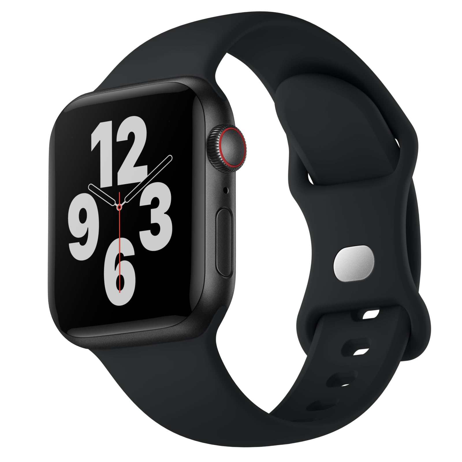 Soft Silicone Sport Band Compatible for Apple Watch Bands Women Men, Waterproof iWatch Strap Fits 38mm 40mm 41mm 42mm 44mm 45mm 46mm 49mm Apple Watch Ultra 3/2/1 and Series 11/10/9/8/7/6/5/4/3/SE