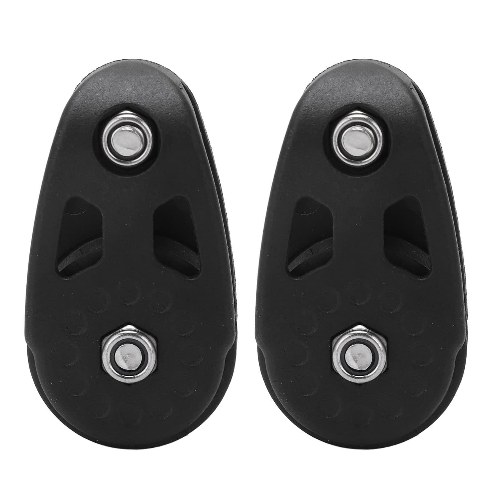 Kayak Pulley Kit 2pcs Nylon Kayak Slide Rail Anchor Trolley Pulley Block Sheave for Ship Yacht Canoe Boat Marine