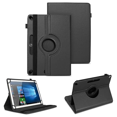 Tablet Tasche für Archos 101f 101e Neon 101b Oxygen Schutzhülle hochwertiges Kunstleder Hülle Standfunktion 360° Drehbar 10.1