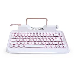 RYMEK Typewriter Style Mechanical Wired & Wireless